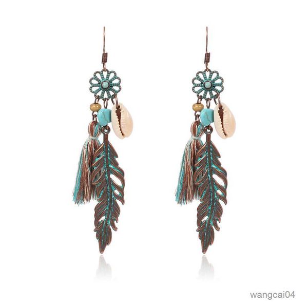 charm vintage bohemian ethnic tassel fringe leaf clip on earrings for women girls wedding party jewelry wholesale r230719, Golden
charm vintage bohemian ethnic tassel fringe leaf clip on earrings for women girls wedding party jewelry wholesale r230719, Golden