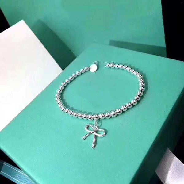 designer tiffay love buddha bead bracelet bow knot bracelet female popular love bracelet round bead silver high grade feeling and elegance, Black
designer tiffay love buddha bead bracelet bow knot bracelet female popular love bracelet round bead silver high grade feeling and elegance, Black