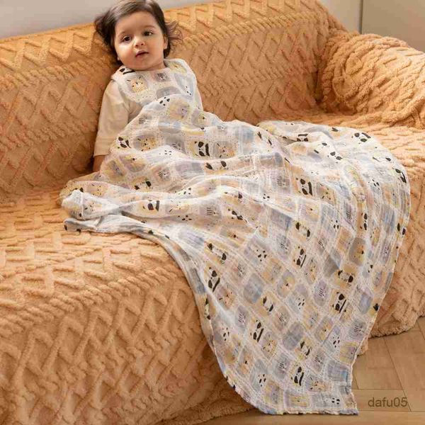 blankets swaddling happyflute baby soft muslin swaddle 100% cotton blanket breathable muslin diaper 120*110cm for baby r230719
blankets swaddling happyflute baby soft muslin swaddle 100% cotton blanket breathable muslin diaper 120*110cm for baby r230719