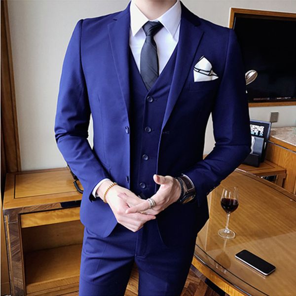 men's suits blazers blazers vest pants men's three piece business men's suit boutique slim fit high formal party wedding rout, White;black
men's suits blazers blazers vest pants men's three piece business men's suit boutique slim fit high formal party wedding rout, White;black