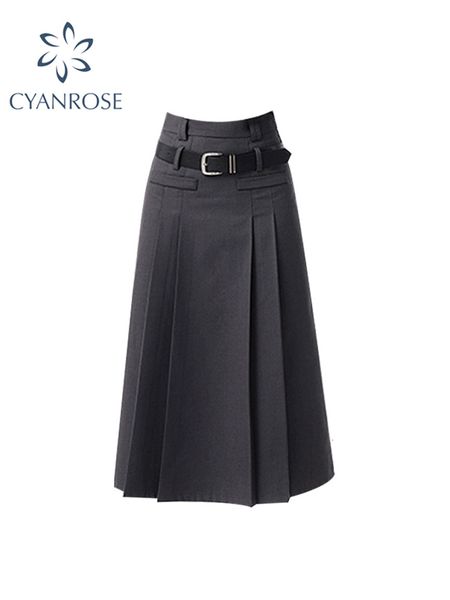 skirt grey vintage high waist pleated long skirt female autumn japanese fashion a line college style harajuku 230719, Black
skirt grey vintage high waist pleated long skirt female autumn japanese fashion a line college style harajuku 230719, Black