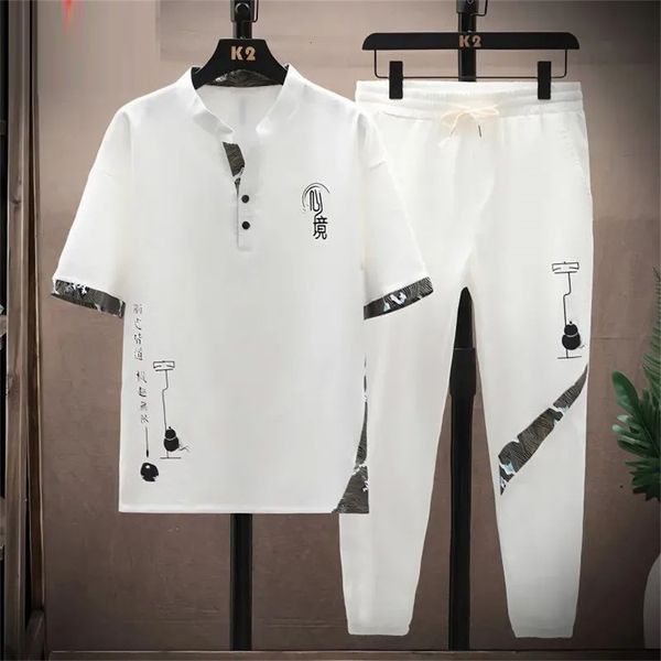 mens tracksuits elastic waist ice silk two piece set for casual fashion summer short sleeve tshirt comfortable sports 230718, Gray
mens tracksuits elastic waist ice silk two piece set for casual fashion summer short sleeve tshirt comfortable sports 230718, Gray