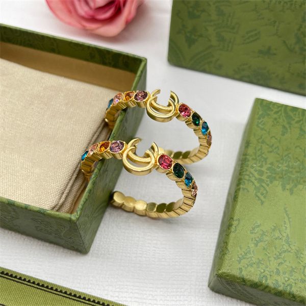 double letter g brand stud earrings colorful diamond ggity earring women big hoop high-quality jewelry designer 6323, Golden;silver
double letter g brand stud earrings colorful diamond ggity earring women big hoop high-quality jewelry designer 6323, Golden;silver