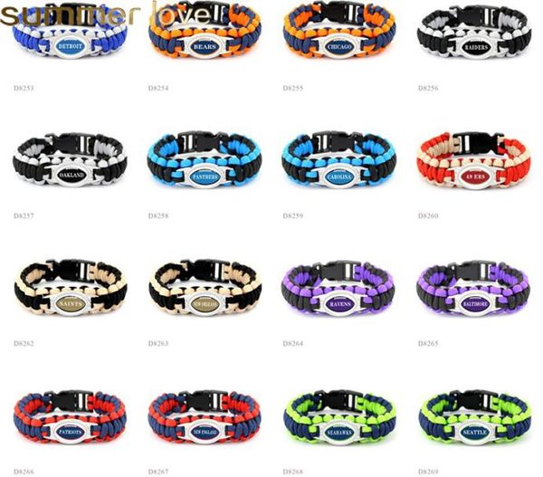 outdoor survival bracelets football team camping umbrella rope braided bracelet selfrescue bracelet mountain climbing emergency b5621107, Golden;silver
outdoor survival bracelets football team camping umbrella rope braided bracelet selfrescue bracelet mountain climbing emergency b5621107, Golden;silver