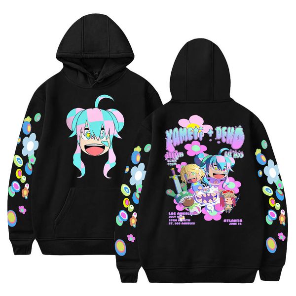 men's hoodies sweatshirts arrival vtuber yameii hoodie long sleeve women men hooded sweatshirt harajuku streetwear fashion clothes 2307, Black
men's hoodies sweatshirts arrival vtuber yameii hoodie long sleeve women men hooded sweatshirt harajuku streetwear fashion clothes 2307, Black