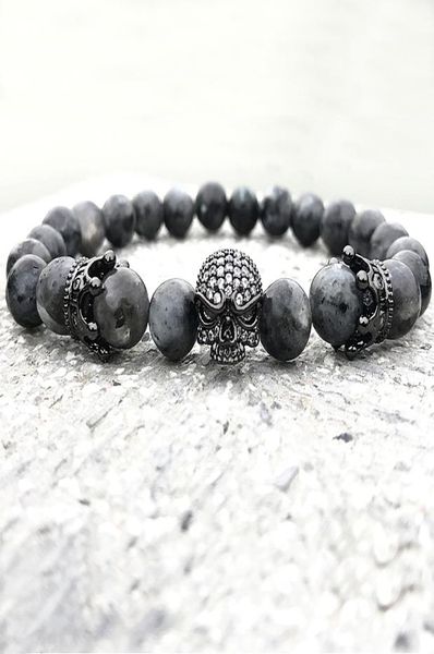 men skull charm bracelets india labradorite 8mm natural stone light beads european buddha bracelet for men handmade bracelets6078513, Black
men skull charm bracelets india labradorite 8mm natural stone light beads european buddha bracelet for men handmade bracelets6078513, Black
