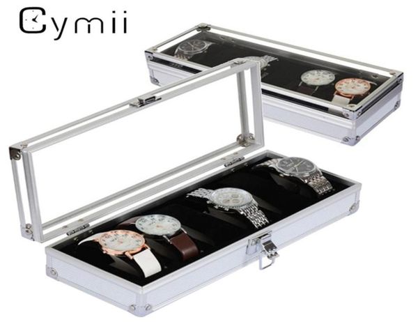 cymii watch box case 6 grid insert slots jewelry watches display storage box case aluminium watch jewelry decoration8531499, Black;blue
cymii watch box case 6 grid insert slots jewelry watches display storage box case aluminium watch jewelry decoration8531499, Black;blue