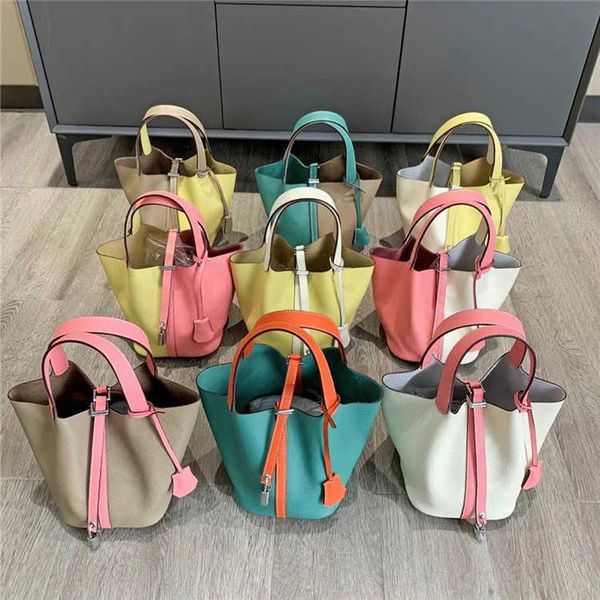 luxury picotin lock bag 2023 new style vegetable basket layer cow leather bucket steamed bun mother bag celebrity early spring contrast colo
luxury picotin lock bag 2023 new style vegetable basket layer cow leather bucket steamed bun mother bag celebrity early spring contrast colo
