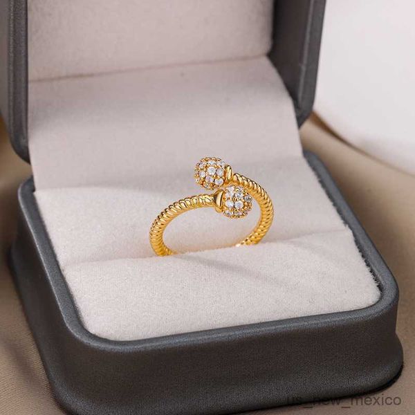 band rings spherical zircon rings for women stainless steel gold color finger ring femme trend wedding jewelry mujer r230719, Silver
band rings spherical zircon rings for women stainless steel gold color finger ring femme trend wedding jewelry mujer r230719, Silver