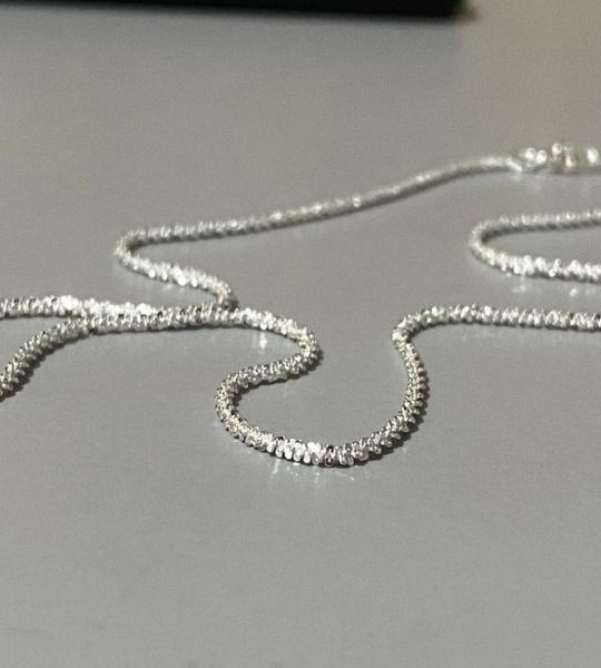 slim s925 silver sparkling glitter clavicle chain necklace chain female chain necklace for women girl italy jewelry 45cm8292847
slim s925 silver sparkling glitter clavicle chain necklace chain female chain necklace for women girl italy jewelry 45cm8292847