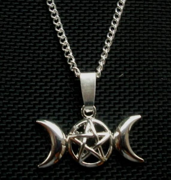 vintage silver gothic triple moon pentagram necklaces pagan witchcraft choker long chain necklacespendants for women gift diy jew4792047
vintage silver gothic triple moon pentagram necklaces pagan witchcraft choker long chain necklacespendants for women gift diy jew4792047
