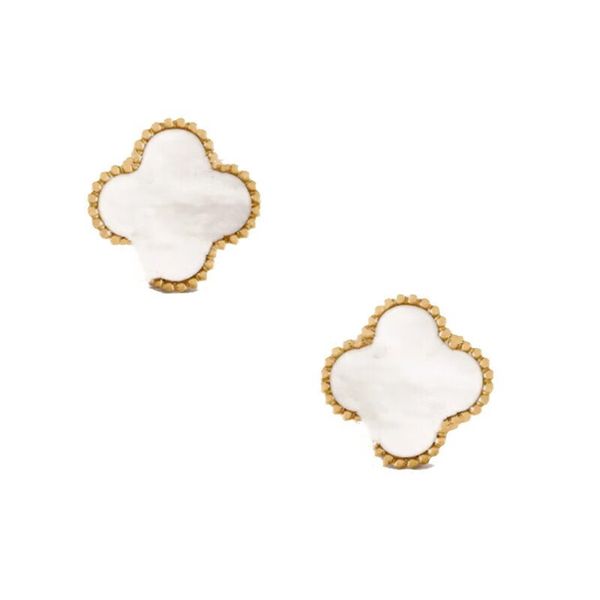 designer 4/four leaf clover charm stud earrings back mother-of-pearl silver 18k gold plated agate earrings for women&girls valentine's, Golden;silver
designer 4/four leaf clover charm stud earrings back mother-of-pearl silver 18k gold plated agate earrings for women&girls valentine's, Golden;silver