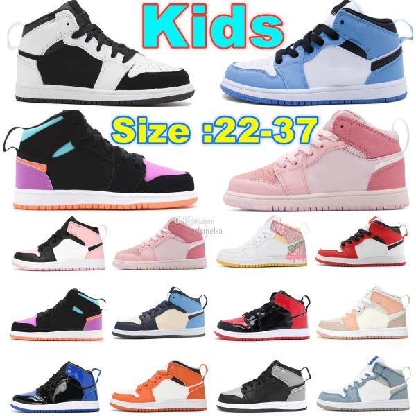 kids 1s shoes toddlers 1 mid youth sneakers boys girls jumpman basketball kid designer shoe childrens university blue trainers patent bred c, Black
kids 1s shoes toddlers 1 mid youth sneakers boys girls jumpman basketball kid designer shoe childrens university blue trainers patent bred c, Black