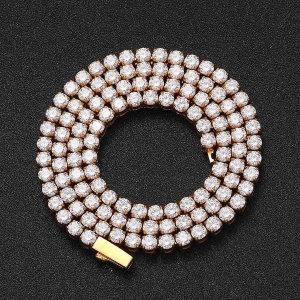 necklaces for men 4mm spring buckle stainless steel tennis chain fashion brand hip hop men's titanium steel zircon necklace, Black
necklaces for men 4mm spring buckle stainless steel tennis chain fashion brand hip hop men's titanium steel zircon necklace, Black