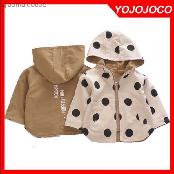 0-5y spring and autumn children's double-sided windbreaker jacket for men and women baby polka dot printing zipper hooded jacket l23071, Blue;gray
0-5y spring and autumn children's double-sided windbreaker jacket for men and women baby polka dot printing zipper hooded jacket l23071, Blue;gray