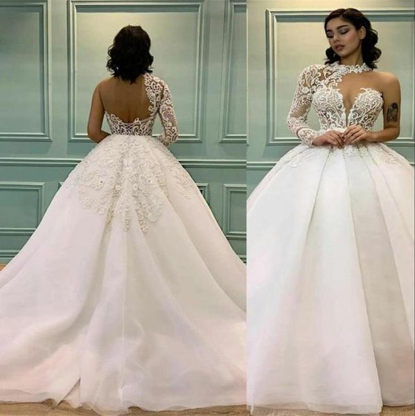 2021 modern gown a line wedding dresses bohemia long sleeve one shoulder beach bridal boho chic halter custom made appliqued lace 4088614, White
2021 modern gown a line wedding dresses bohemia long sleeve one shoulder beach bridal boho chic halter custom made appliqued lace 4088614, White