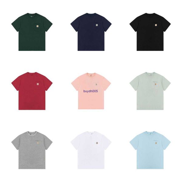 new men's and women's fashion t-shirt high street brand carhart classic pocket short sleeve classic loose round neck couple backin, White
new men's and women's fashion t-shirt high street brand carhart classic pocket short sleeve classic loose round neck couple backin, White