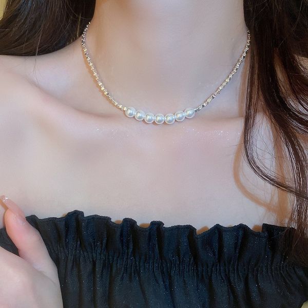 square broken silver a few two pearl necklaces light luxury style collarbone chain minority choker senior sense temperament collars female
square broken silver a few two pearl necklaces light luxury style collarbone chain minority choker senior sense temperament collars female