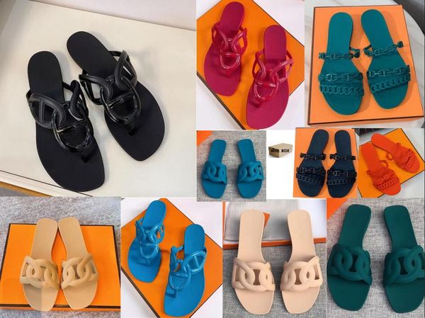 designer luxury oran sandal women chain slides summer rubber big head slides fashion beach shoes flat slippers box size 35-42, Black
designer luxury oran sandal women chain slides summer rubber big head slides fashion beach shoes flat slippers box size 35-42, Black