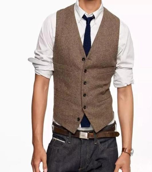 country wedding brown wool herringbone tweed vests groom vest slim fit mens suit vest prom wedding waistcoat plus size custom made7740238, Black
country wedding brown wool herringbone tweed vests groom vest slim fit mens suit vest prom wedding waistcoat plus size custom made7740238, Black
