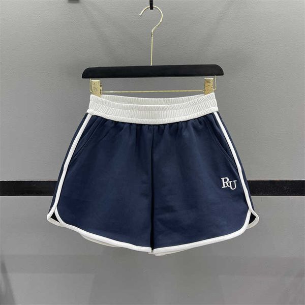 elastic waist contrast casual shorts for women's 2023 summer new letter embroidery running a-line wide leg pants, Black;white
elastic waist contrast casual shorts for women's 2023 summer new letter embroidery running a-line wide leg pants, Black;white