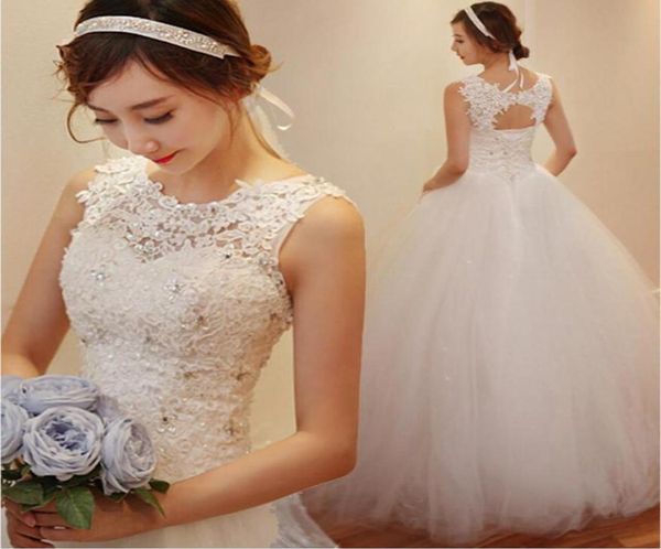 tulle bridal wedding dress romantic custom made vintage jewel floorlength applique beadings wedding vestidos bridal dress6007105, White
tulle bridal wedding dress romantic custom made vintage jewel floorlength applique beadings wedding vestidos bridal dress6007105, White