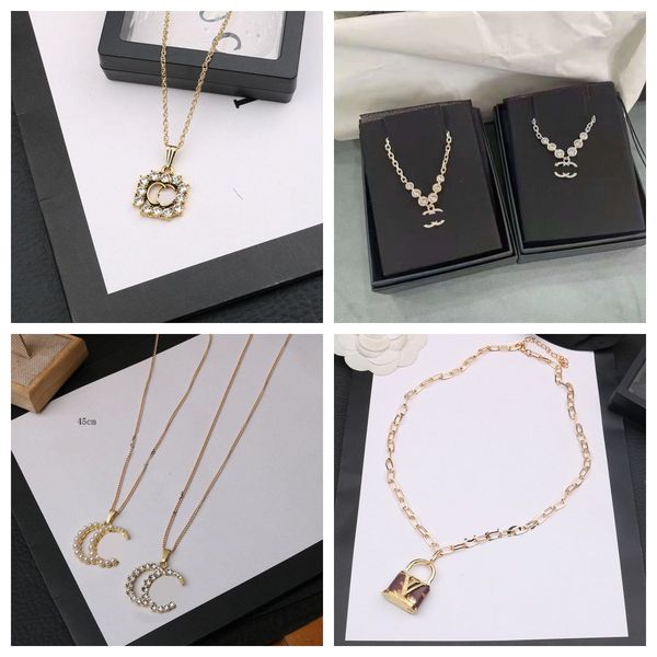 luxury designer double letter pendant necklaces chain 18k gold plated crysatl pearl rhinestone sweater necklace for women lady wedding party, Silver
luxury designer double letter pendant necklaces chain 18k gold plated crysatl pearl rhinestone sweater necklace for women lady wedding party, Silver
