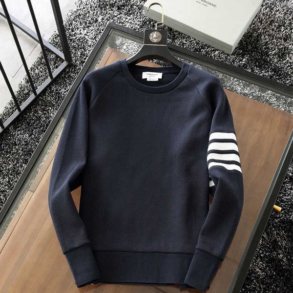 men's hoodies sweatshirts original tb waffle sweater four bar tom brown long sleeve round neck cotton high version, Black
men's hoodies sweatshirts original tb waffle sweater four bar tom brown long sleeve round neck cotton high version, Black