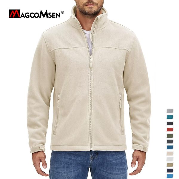 men's jackets magcomsen outdoor cardigan jacket thick warm double sided fleece hiking 230719, Black;brown 
men's jackets magcomsen outdoor cardigan jacket thick warm double sided fleece hiking 230719, Black;brown