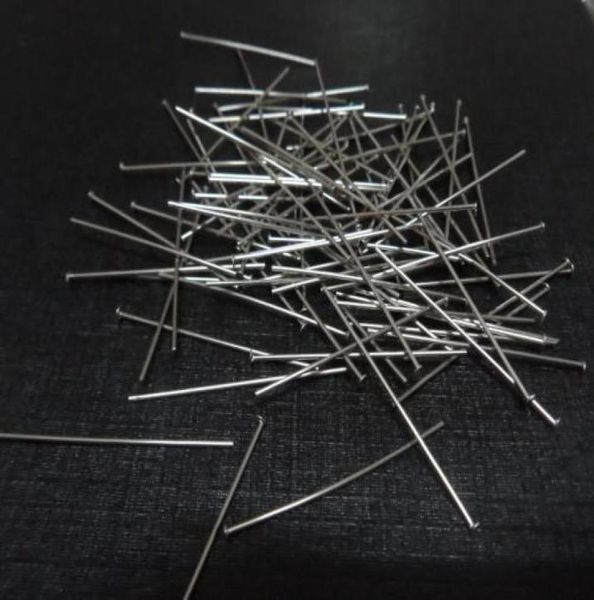 500pcs stainless steel head pins earring craft jewelry making pendants pins flat head findings 35mm9008008, Silver
500pcs stainless steel head pins earring craft jewelry making pendants pins flat head findings 35mm9008008, Silver