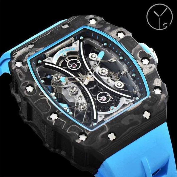 designer men wrist watches superb rm53-01 real tourbillon watch s2vn fully automatic mechanical movement sapphire mirror ntpt carbon fiber c, Slivery;brown
designer men wrist watches superb rm53-01 real tourbillon watch s2vn fully automatic mechanical movement sapphire mirror ntpt carbon fiber c, Slivery;brown