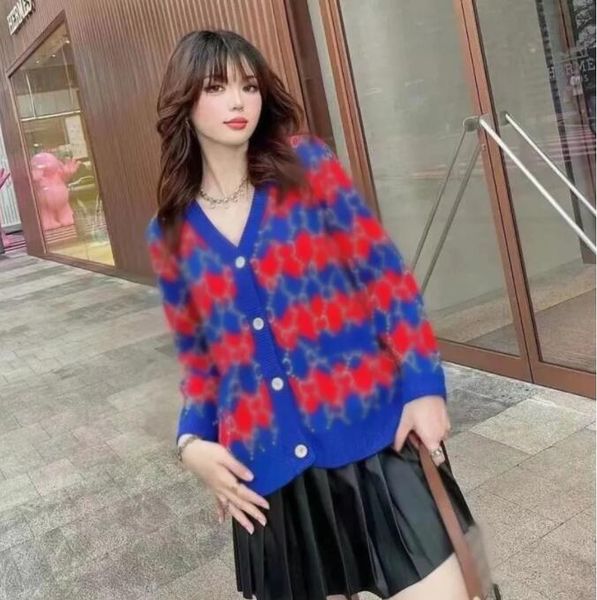 new women sweaters long sleeve casual cardigan v-neck knit sweater fashion spatching g letter print designer jacket, White;black
new women sweaters long sleeve casual cardigan v-neck knit sweater fashion spatching g letter print designer jacket, White;black