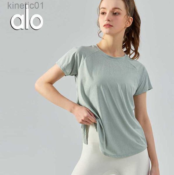 desginer alo yoga t shirt new split hollow cover up women's light and thin quick drying short sleeve t-shirt loose and breathable fitne, White
desginer alo yoga t shirt new split hollow cover up women's light and thin quick drying short sleeve t-shirt loose and breathable fitne, White