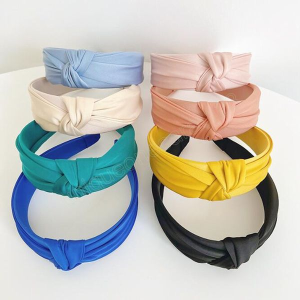 new fashion women headband solid color hairband for casual center knot turban spring hair accessories, Silver
new fashion women headband solid color hairband for casual center knot turban spring hair accessories, Silver