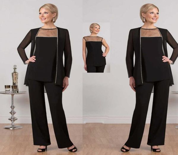 2020 ursula mother of the bride pant suits chiffon long sleeve black wedding guest dress plus size women formal outfit2480571, Black;red
2020 ursula mother of the bride pant suits chiffon long sleeve black wedding guest dress plus size women formal outfit2480571, Black;red