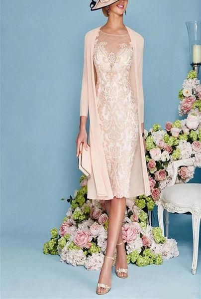 2 pieces pink mother of bride dresses lace chiffon jewel 34 sleeve knee length mother dress capped for weddings1245419, Black;red
2 pieces pink mother of bride dresses lace chiffon jewel 34 sleeve knee length mother dress capped for weddings1245419, Black;red