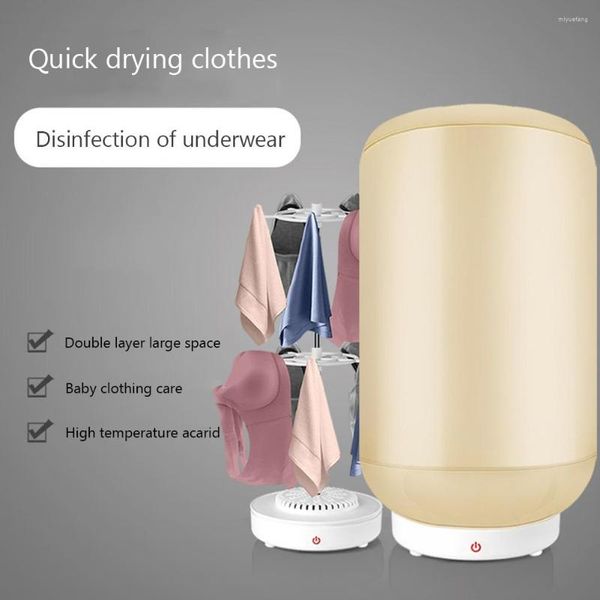 Image of Mini Baby Clothes Sterilization Dryer Portable Hanging Laundry Double-layer Bracket Constant Temperature For Home