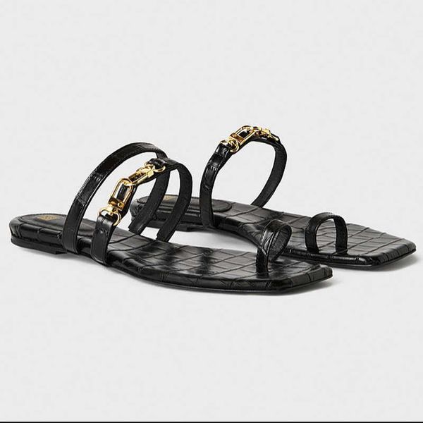 toteme ins summer new fashion casual leather slippers comfortable crocodile pattern flat bottom toe sandals women's trend
toteme ins summer new fashion casual leather slippers comfortable crocodile pattern flat bottom toe sandals women's trend