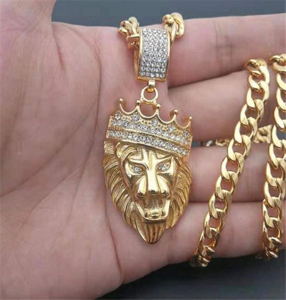 hip hop full iced out bling lion necklace rhinestone cuban chain gold color pendants necklaces for men jewelry drop2633605, Silver
hip hop full iced out bling lion necklace rhinestone cuban chain gold color pendants necklaces for men jewelry drop2633605, Silver