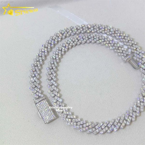 fine jewelry necklace hip hop diamond chain iced out 925 silver 10mm moissanite cuban link chain
fine jewelry necklace hip hop diamond chain iced out 925 silver 10mm moissanite cuban link chain