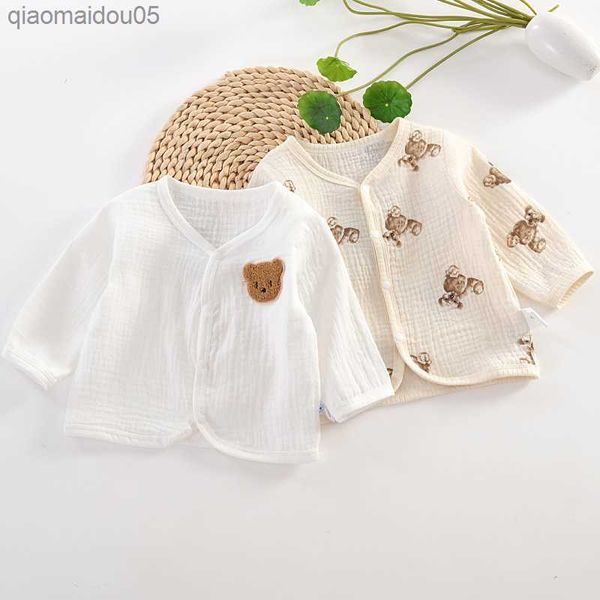 2023 summer new baby cute bear print cardigan infant long sleeve coat toddler boy girl thin cotton sunscreen jacket kids clothes l230712, Blue;gray
2023 summer new baby cute bear print cardigan infant long sleeve coat toddler boy girl thin cotton sunscreen jacket kids clothes l230712, Blue;gray