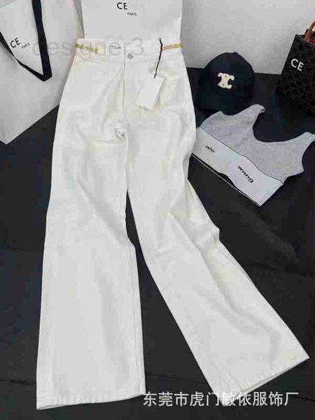 women's jeans designer wide leg 2023 new straight pants spring and autumn metal chain summer wi0l, Blue
women's jeans designer wide leg 2023 new straight pants spring and autumn metal chain summer wi0l, Blue