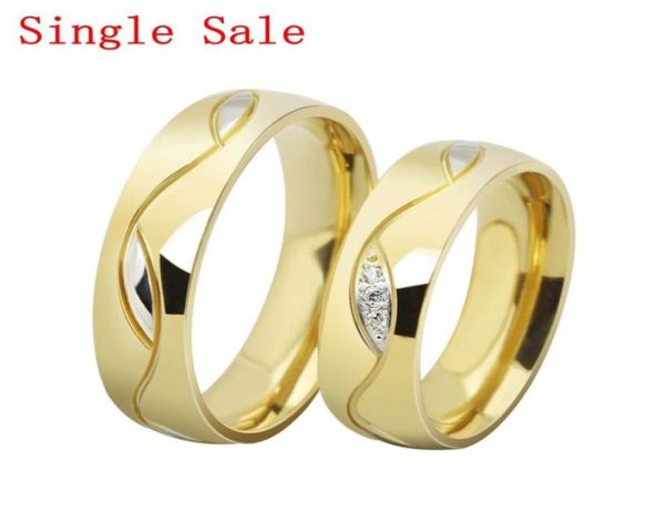 fashion 18k gold couple ring for lover cz zircon wedding rings anel jewelry single 9101774, Silver
fashion 18k gold couple ring for lover cz zircon wedding rings anel jewelry single 9101774, Silver