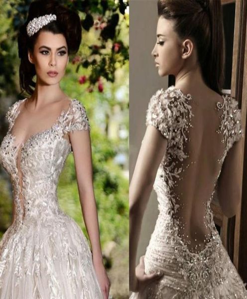 rami salamoun glamorous rhinestones lace applique beads crystals flowers wedding dresses cap sleeves floor length luxury bridal go7074777, White
rami salamoun glamorous rhinestones lace applique beads crystals flowers wedding dresses cap sleeves floor length luxury bridal go7074777, White