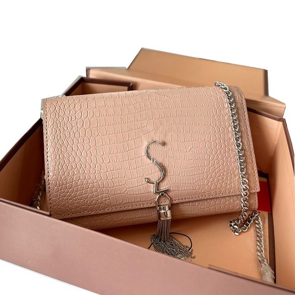 woman designer snake patter medium flap bag with tassel gold/silver letter metal hardware chain crossbody shoulder handbag luxury pink/grey
woman designer snake patter medium flap bag with tassel gold/silver letter metal hardware chain crossbody shoulder handbag luxury pink/grey