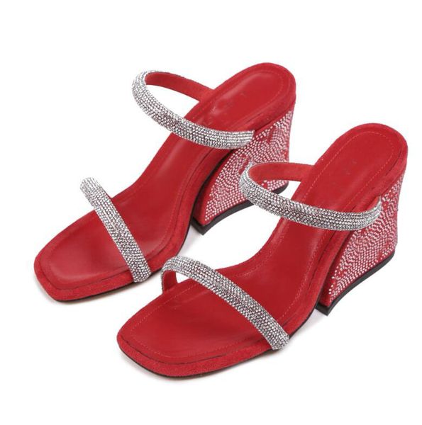luxury women designers appeal wedge sandals heel lady leather mules summer casual party wedding lady slide eu35-42,box, Black
luxury women designers appeal wedge sandals heel lady leather mules summer casual party wedding lady slide eu35-42,box, Black