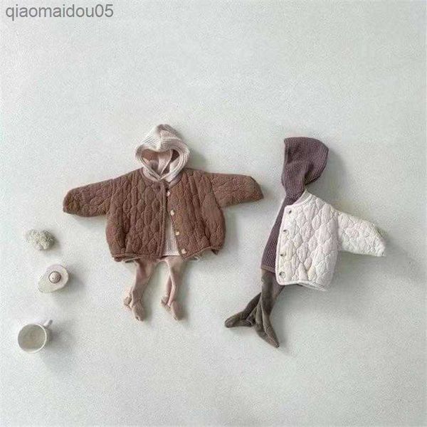 2023 winter new infant long sleeve thick warm coat newborn baby comfortable cotton padded jacket fashion kids boy girl clothes l230712, Blue;gray
2023 winter new infant long sleeve thick warm coat newborn baby comfortable cotton padded jacket fashion kids boy girl clothes l230712, Blue;gray