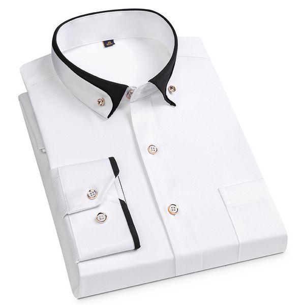 mens casual shirts fashion man shirt white drill buckle elastic antiwrinkle social shirt men long sleeve business slim fit 230720, White;black
mens casual shirts fashion man shirt white drill buckle elastic antiwrinkle social shirt men long sleeve business slim fit 230720, White;black