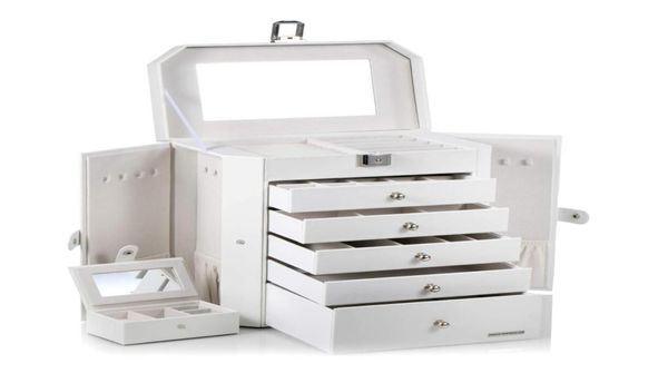 jewelry boxes baims extra large box organizer case faux leather with small travel case mirror display holder for bracelet beads je9977852, Black;white
jewelry boxes baims extra large box organizer case faux leather with small travel case mirror display holder for bracelet beads je9977852, Black;white