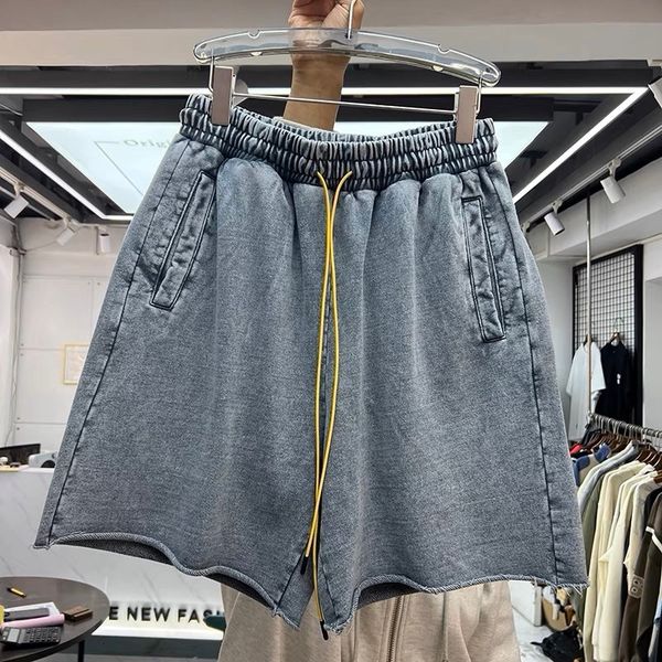 men's shorts 400g heavy wash vintage solid color sports shorts casual pants 230719, White;black
men's shorts 400g heavy wash vintage solid color sports shorts casual pants 230719, White;black